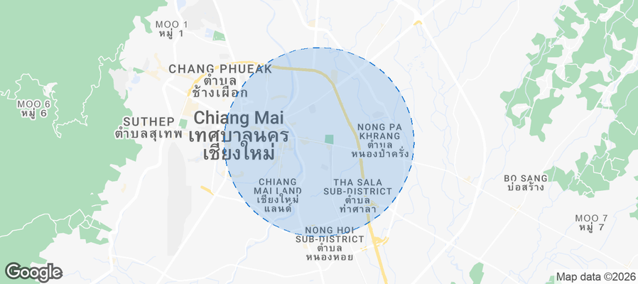 Wat Ket Airbnb map